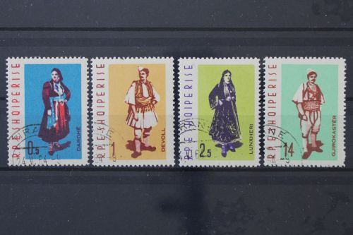 Albanien, MiNr. 695-698 A, gestempelt