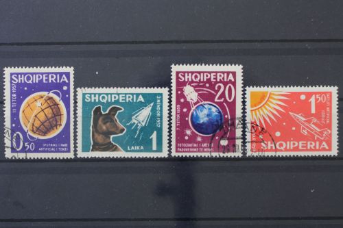 Albanien, MiNr. 663-666, gestempelt