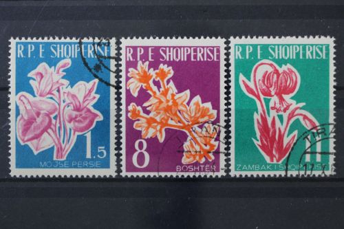 Albanien, MiNr. 633-635, gestempelt