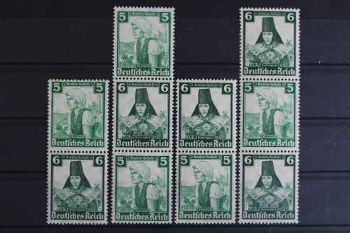 Deutsches Reich, MiNr. S 231 - S 234, 4 Zd's, postfrisch
