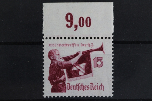 Deutsches Reich, MiNr. 585 x, Oberrand, postfrisch