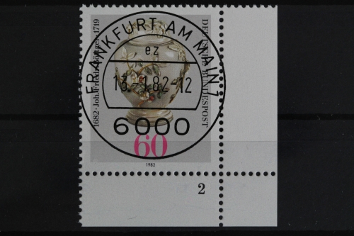 Deutschland (BRD), MiNr. 1118, Ecke re. unten, FN 2, EST