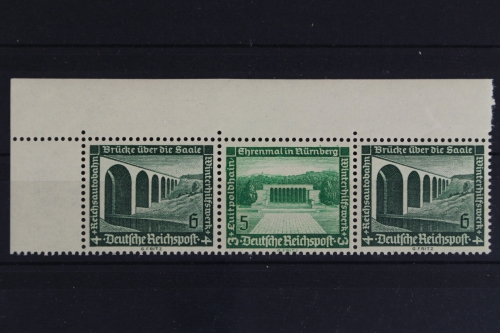 Deutsches Reich, MiNr. W 122, Ecke li. oben, postfrisch