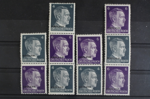 Ostland, MiNr. S 1 - S 4, 4 Zd's, postfrisch