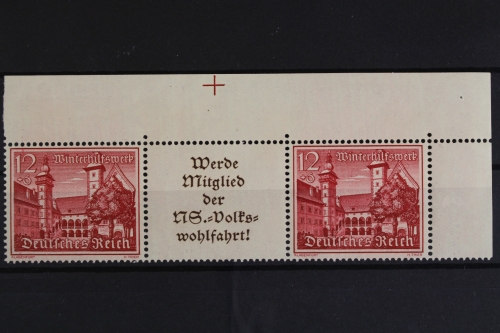 Deutsches Reich, MiNr. W 143, Ecke re. oben, postfrisch