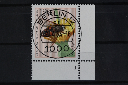 Berlin, MiNr. 715, Ecke re. unten, FN 1, gestempelt