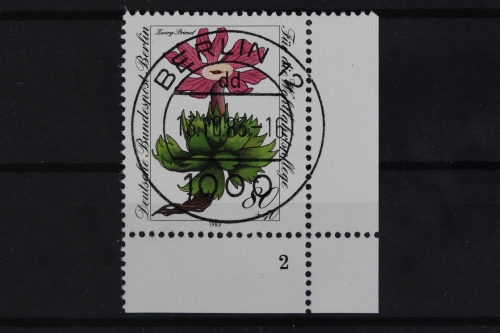 Berlin, MiNr. 705, Ecke re. unten, FN 2, gestempelt