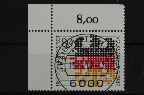 Deutschland (BRD), MiNr. 1309, Ecke li. oben, gestempelt