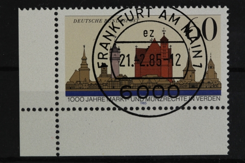 Deutschland (BRD), MiNr. 1240, Ecke li. unten, gestempelt