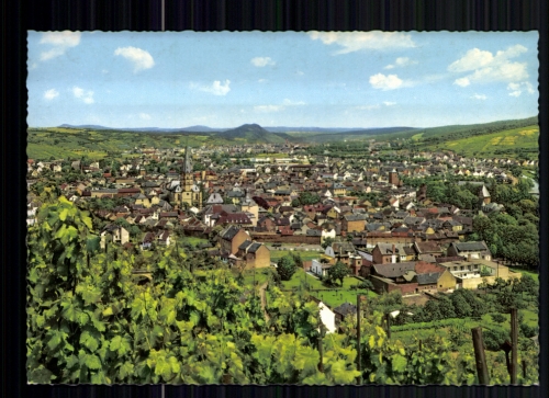 Ahrweiler, Gesamtansicht vom Weinberg aus gesehen