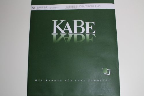 KABE, Vordruckblätter Deutschland 2017, ohne Falz