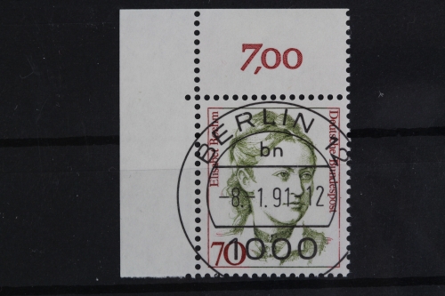 Deutschland (BRD), MiNr. 1489, Ecke li. oben, gestempelt