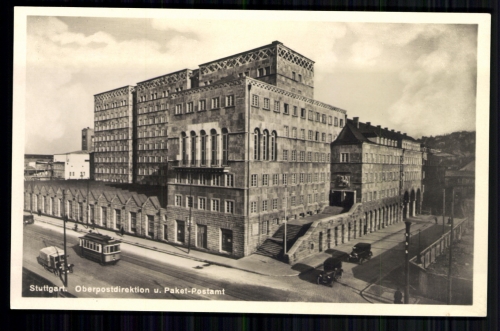 Stuttgart, Oberpostdirektion und Paket-Postamt