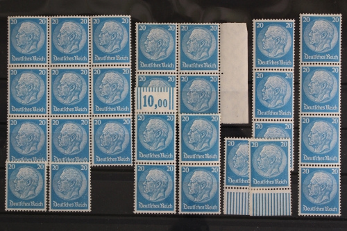 Deutsches Reich, MiNr. 521, 28 Marken, postfrisch