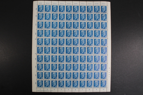 DDR, Michel Nr. 1331, 100er Bogen, gestempelt