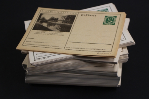 Deutschland (BRD), über 400 Ganzsachen Posthorn, Heuss, Dürer, alle ungebraucht