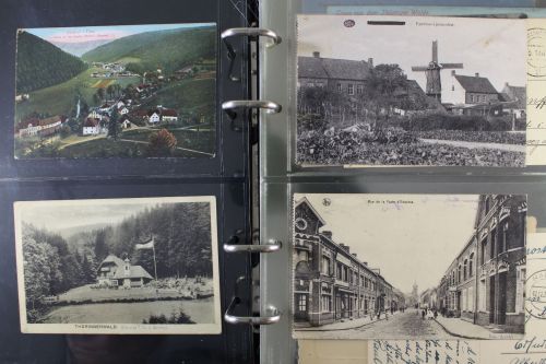 Über 190 Ansichtskarten bis in die 1920er Jahre