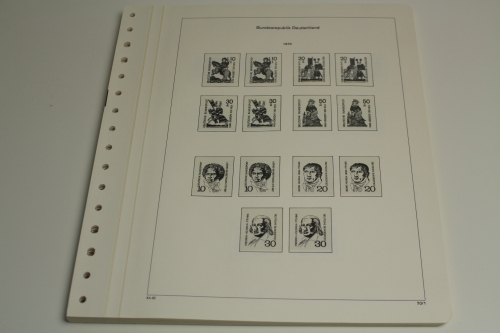 KABE, Deutschland (BRD) 1970-1974, bi-collect für beide Erhaltungen