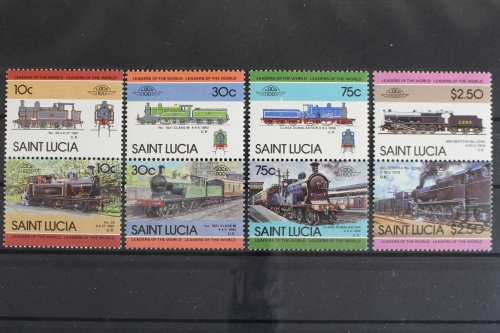 St. Lucia, MiNr. 775-782 Paare, postfrisch