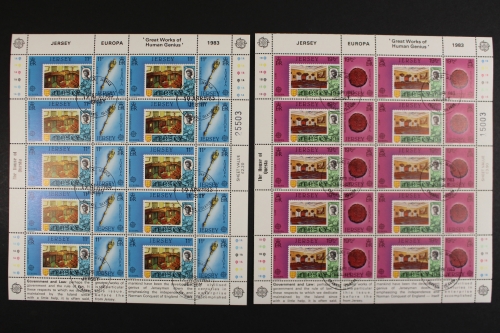 Jersey, MiNr. 299-302, Bogen, ESST