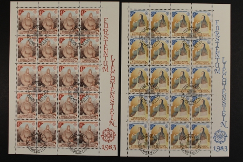 Liechtenstein, MiNr. 816-817, Bögen, ESST