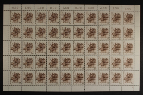 Berlin, MiNr. 332, 50er Bogen, FN 2, postfrisch