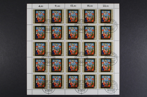 Deutschland (BRD), MiNr. 1113, 25er Bogen, FN 2, gestempelt