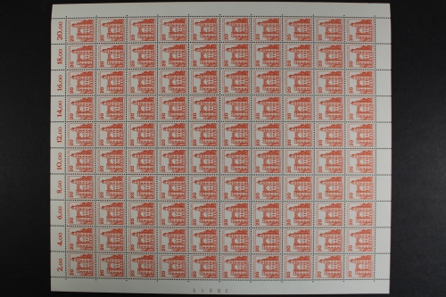 Berlin, MiNr. 533, 100er Bogen, postfrisch