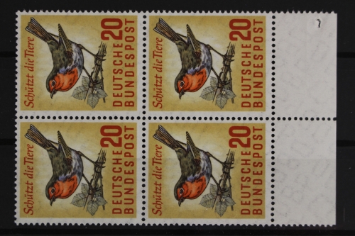 Deutschland (BRD), MiNr. 275, 6er Block mit Unterrand, postfrisch