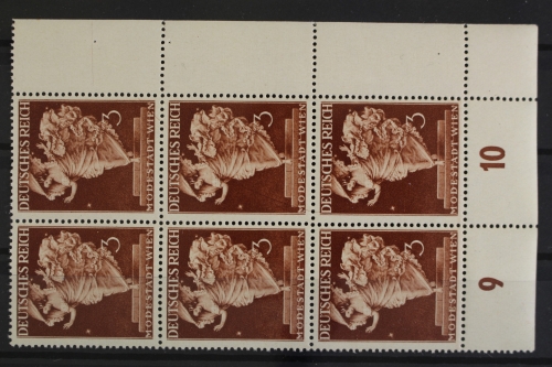 Deutsches Reich, MiNr. 768, 6er Block, Ecke re. unten, postfrisch