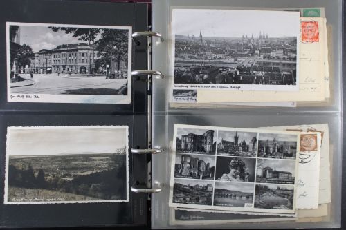 Über 135 deutsche Ansichtskarten aus den 1920 bis 1930er Jahren