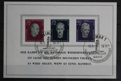 DDR, MiNr. Block 15, ESST, BPP Signatur