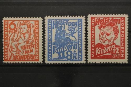 Sowjetische Zone, MiNr. 26-28, postfrisch