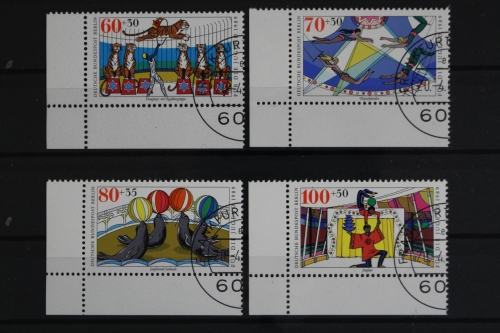 Berlin, MiNr. 838-841, Ecke li. unten, gestempelt