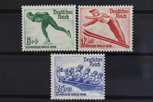 Deutsches Reich, MiNr. 600-602, Falz