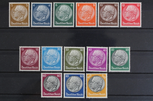 Deutsches Reich, MiNr. 482-495, Falz