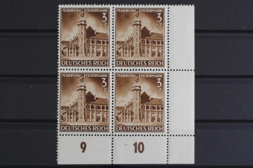 Deutsches Reich, MiNr. 806, 4er Block, Ecke re. unten, postfrisch