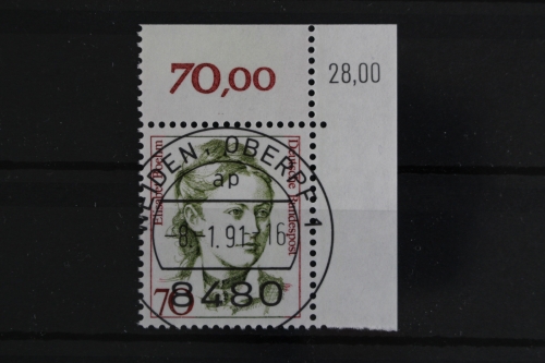 Deutschland (BRD), MiNr. 1489, Ecke re. oben mit KBWZ, Weiden, gestempelt