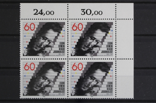 Deutschland (BRD), MiNr. 1247, 4er Block, Ecke re. oben, postfrisch