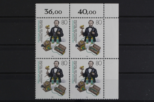 Deutschland (BRD), MiNr. 1198, 4er Block, Ecke re. oben, postfrisch