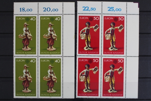 Deutschland (BRD), MiNr. 890-891, 4er Block, Ecke re. oben, postfrisch