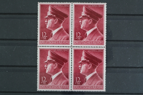 Deutsches Reich, MiNr. 813 y, 4er Block, postfrisch