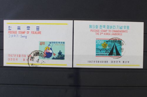 Korea - Süd, MiNr. Block 258 + 259, gestempelt