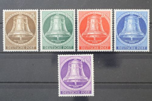 Berlin, MiNr. 101-105, postfrisch, BPP Signatur