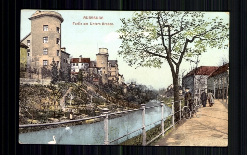 Augsburg, Partie am Untern Graben