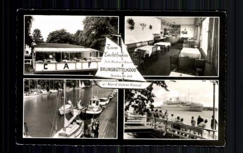 Brunnsbüttelkoog, am Nord- Ostsee-Kanal, Restaurant "Zum Yachthafen"