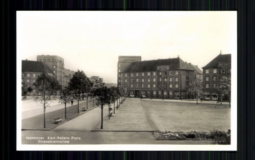 Hannover, Karl-Peters-Platz, Stresemannallee
