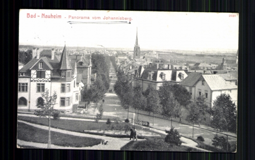Bad Nauheim, Panorama vom Johannisberg