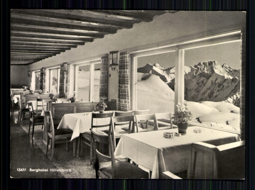 Oberstorf, Berghotel Höfatsblick auf dem Nebelhorn