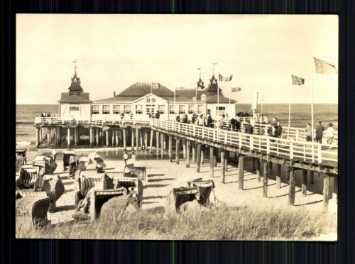 Ahlbeck, Strand mit Seebrücke
